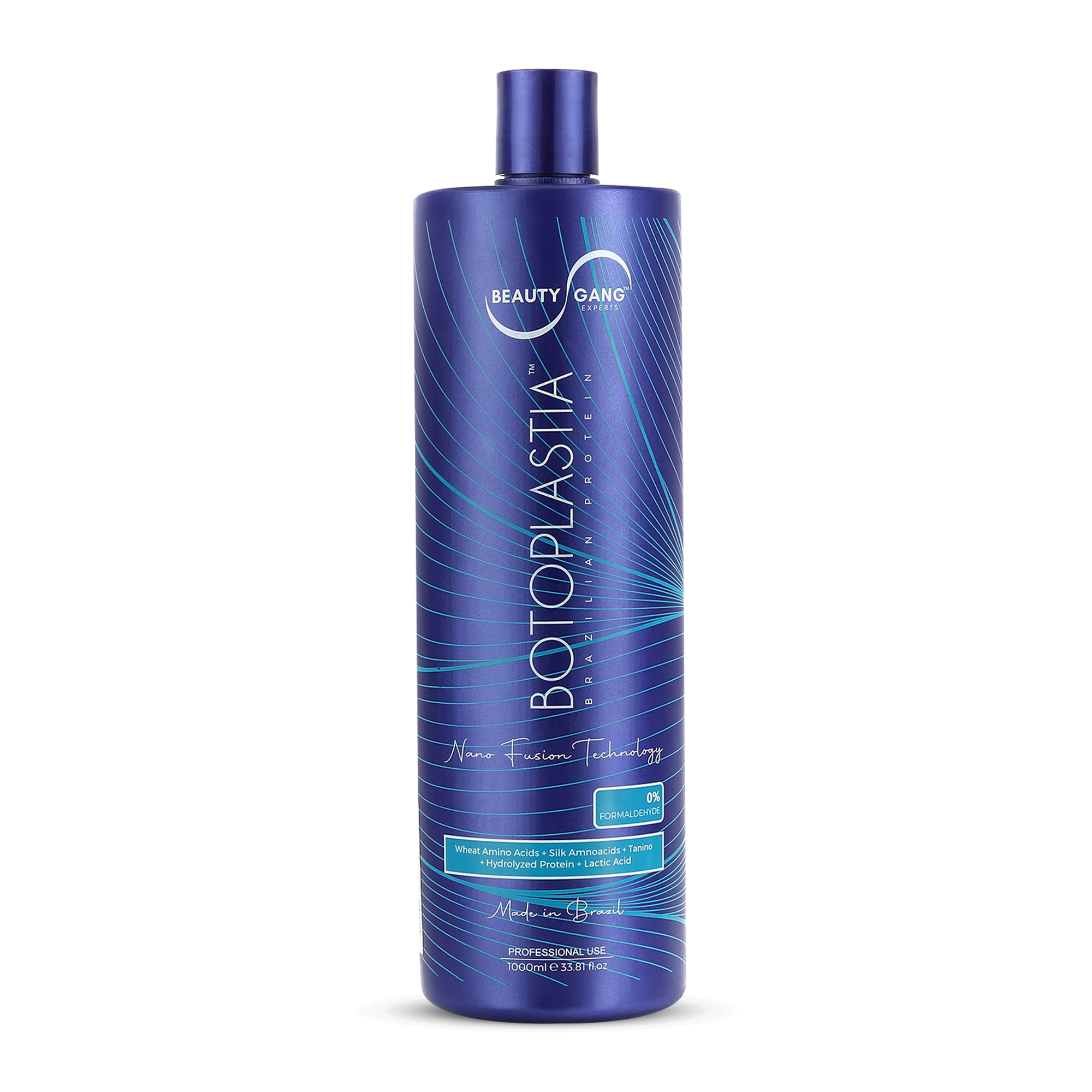 Botoplastia Brazilian Protein 1000ml hair treatment blue bottle