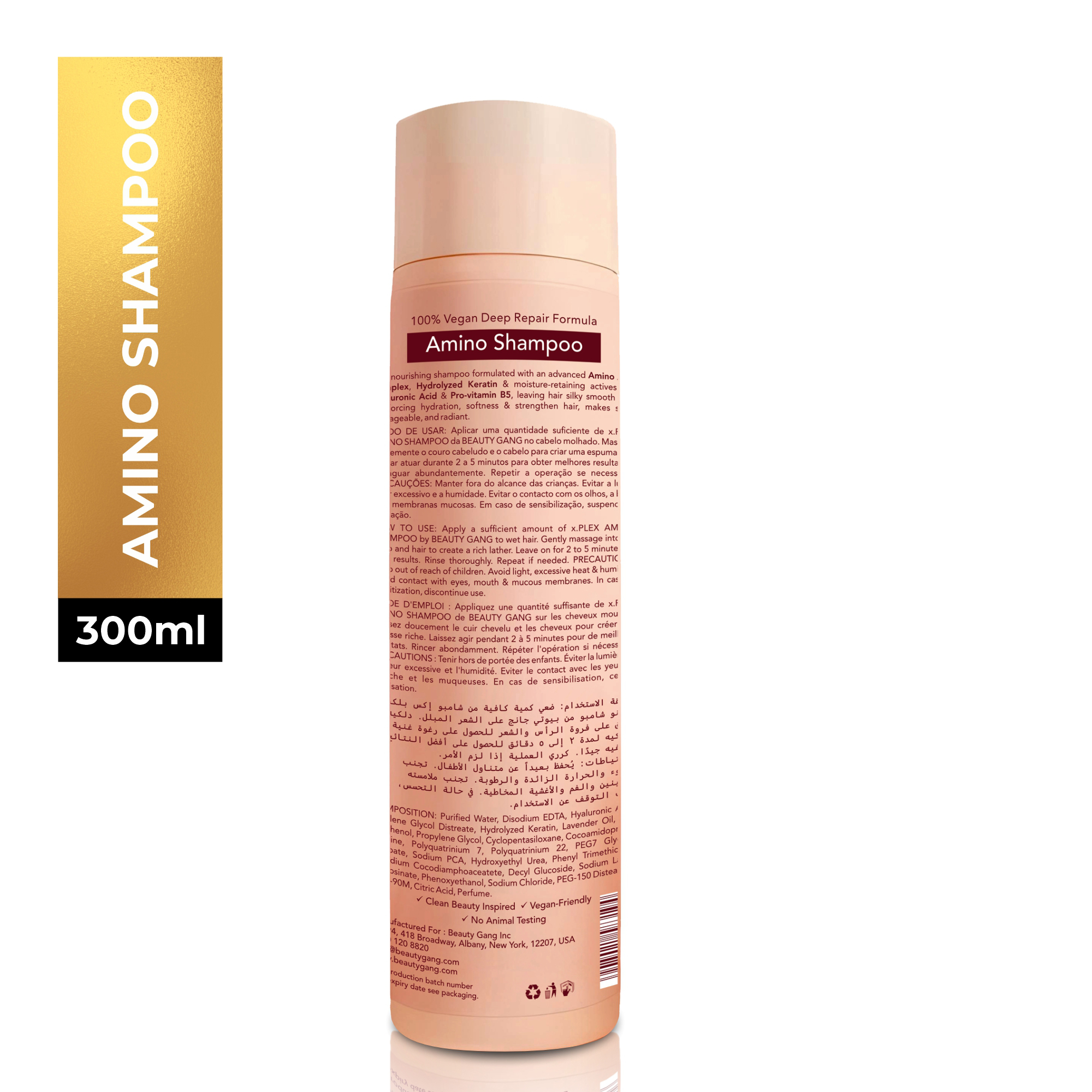 x.PLEX Amino Shampoo – Sulfate Free 300ML - Image 2